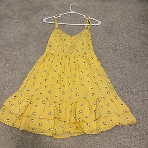 Yellow Floral Women’s Dress